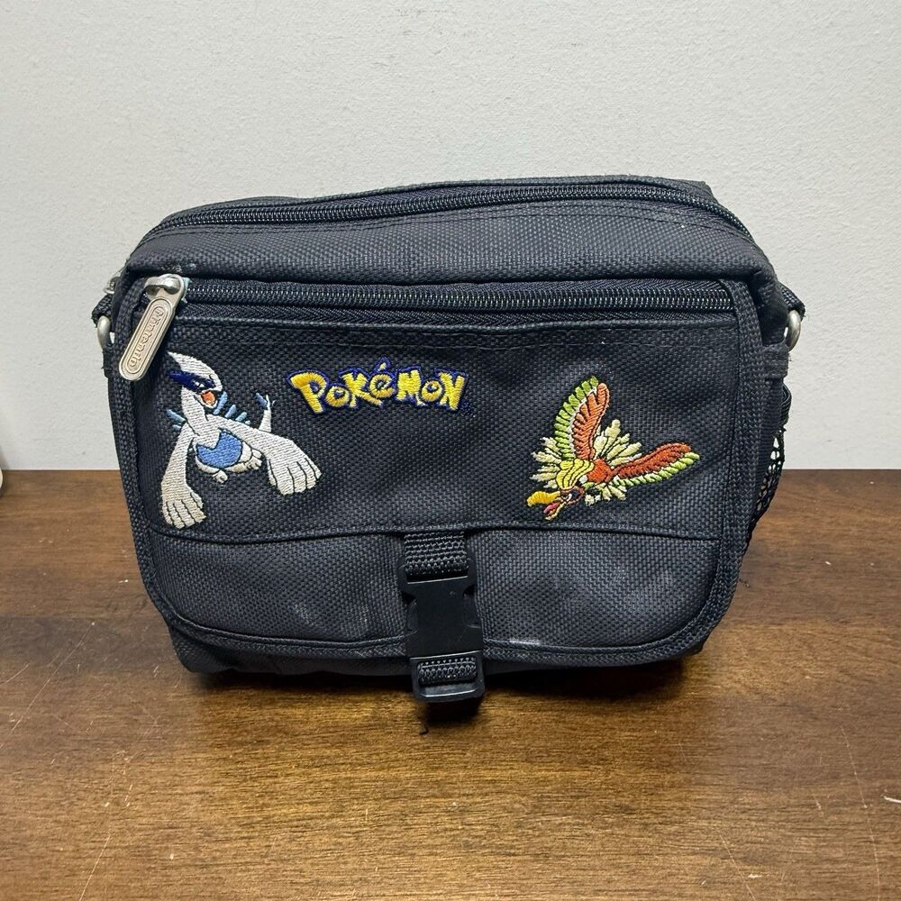 Nintendo Game Boy Pokemon Lugia Ho-Oh Gold Silver  Carry Case Travel Bag